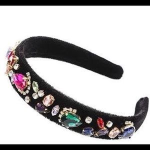 Bling Velvet Jewled Headband